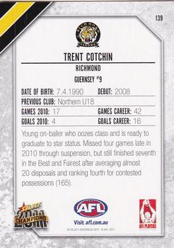 2011 Select AFL Champions #139 Trent Cotchin Back